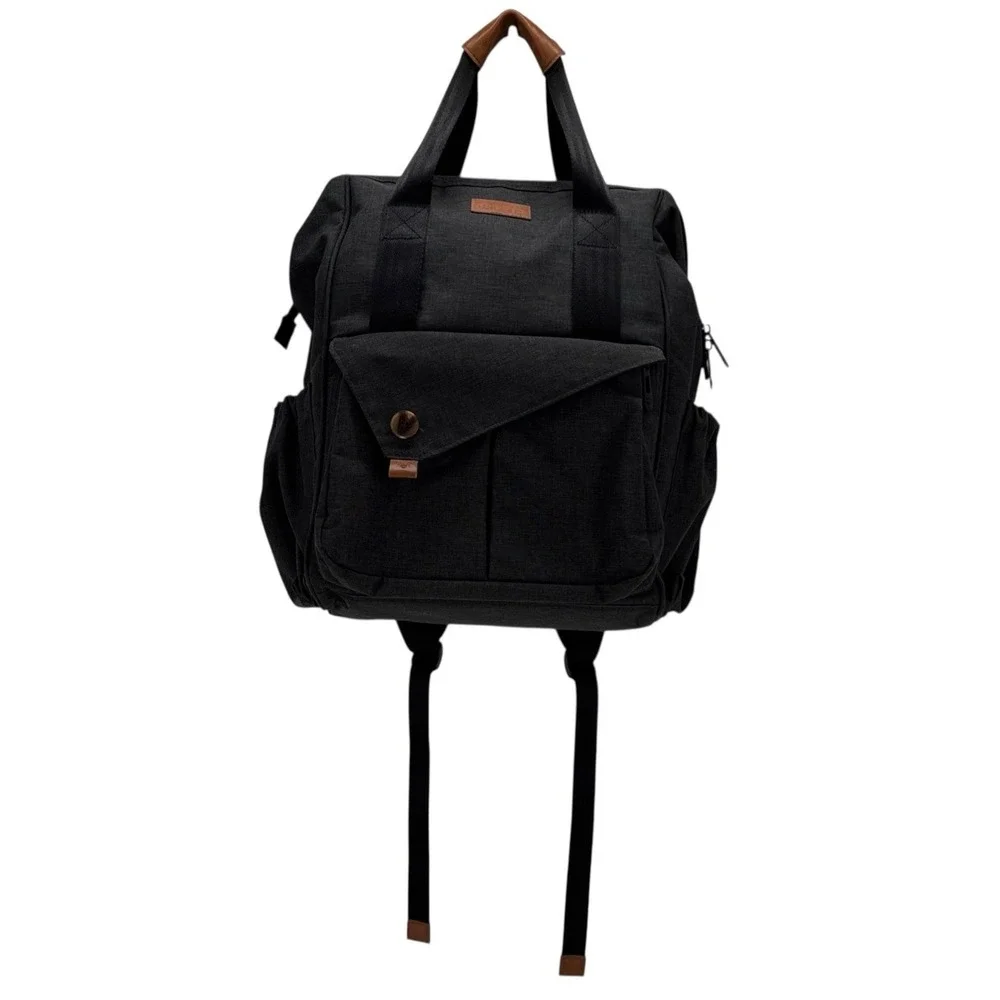 Hap Tim - Wallababy Baby Diaper Bag Backpack Black (No Changing‎ Pad Included)